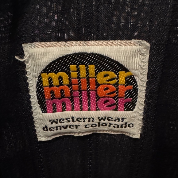 Vintage MILLER PEARL SNAP Shirt | PURPLE SNAPS | Festival | Western | Rockabilly - Picture 2 of 8